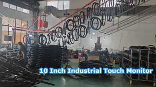 10 inch industriële touchscreen monitor hoge helderheid