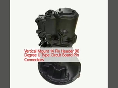 Verticaal gemonteerde 14 pin kop 90 graden U-type circuit board pin connectors