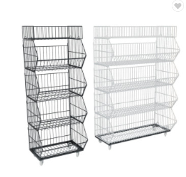 Supermarket Grocery Retail Heavy Metal Display Stand Rack Shelves