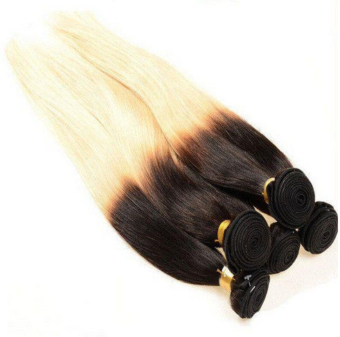 Zachte Vlotte Kleurrijke Ombre-Haaruitbreidingen, het Haarweefsel van 12 - 30 Duim Recht Remy