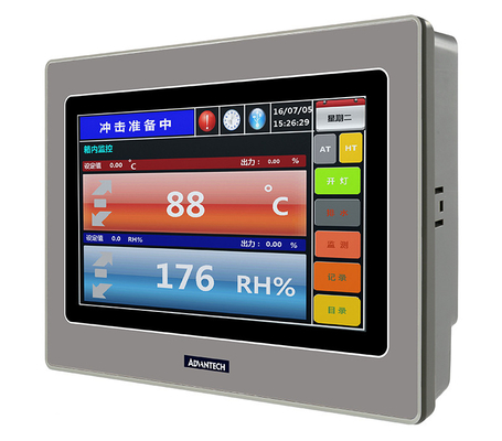 EtherCAT steunde het Industriële Einde van de Configuratieschermnoodsituatie en Drukknophmi PLC