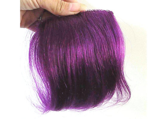 De douane100% Remy Full Lace Human Hair Pruiken verwarren Vrije rechtstreeks Gelaagde Gekleurd Purple