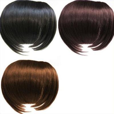 Zwarte en Bruine Verwarring Vrije 100% Remy Virgin Hair Fringe Wig