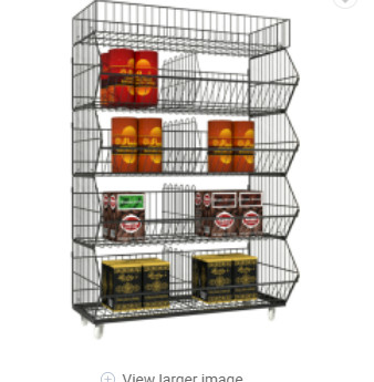 Supermarket Grocery Retail Heavy Metal Display Stand Rack Shelves